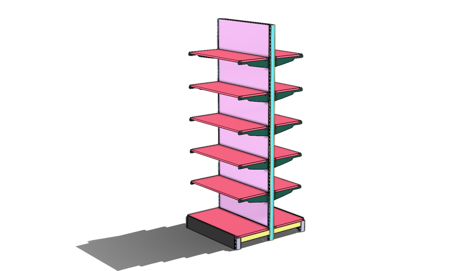 3 英尺 X 7 英尺中心架 v1